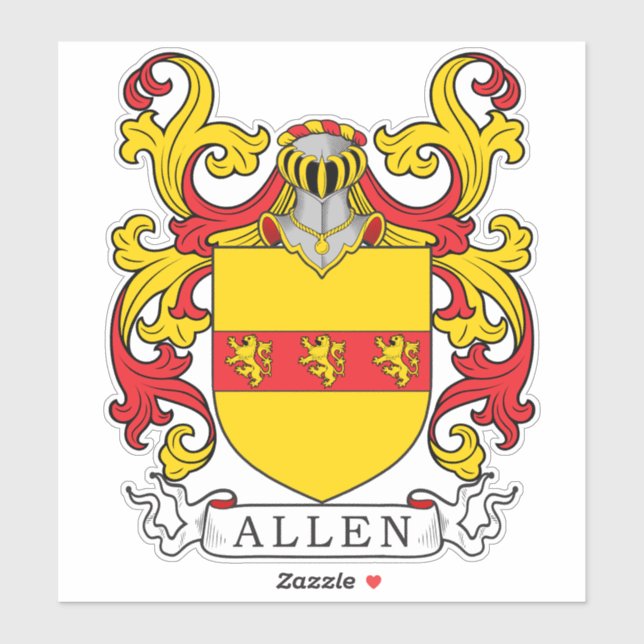Allen Family Crest (Sheet)