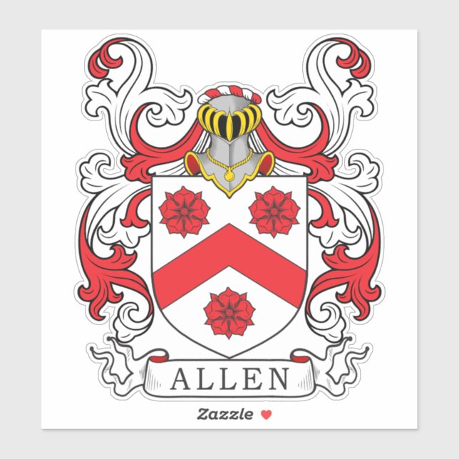 Allen Family Crest (Sheet)