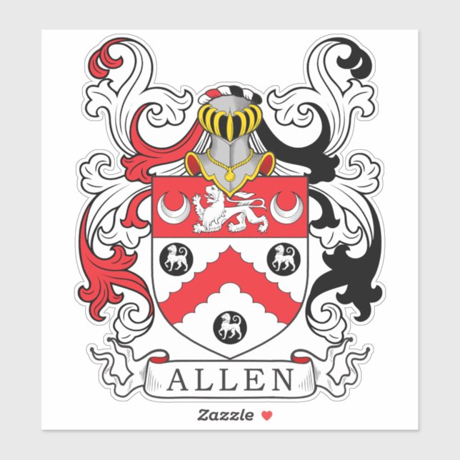 Allen Family Crest (Sheet)
