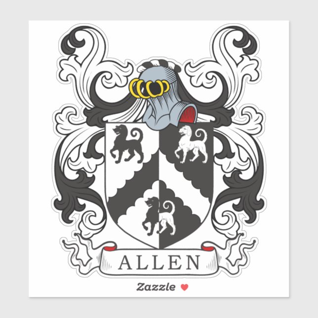 Allen Family Crest (Sheet)