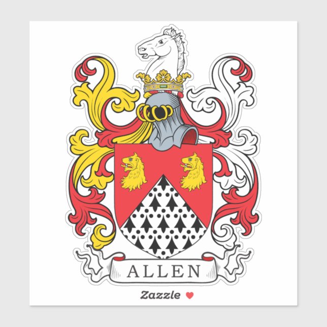 Allen Family Crest (Sheet)