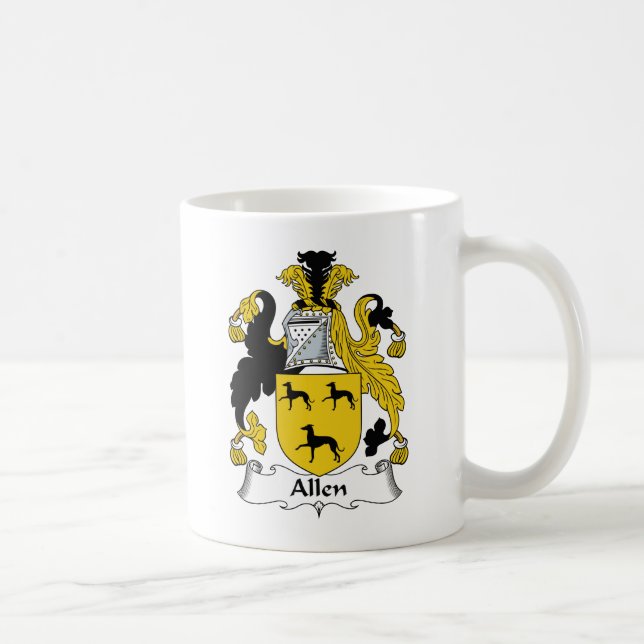Allen Family Crest Coffee Mug (Right)