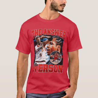 Allen Iversonhe Answer Basketball Legend Signature T-Shirt