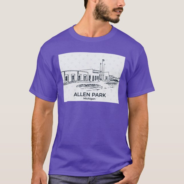 Allen Park Michigan T-Shirt (Front)