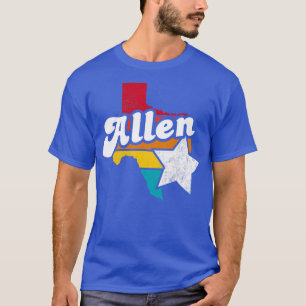 Allen Texas Vintage Distressed Souvenir 2 T-Shirt