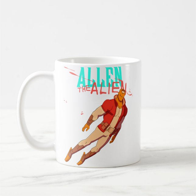 Allen The Alien Invincible Coffee Mug (Left)