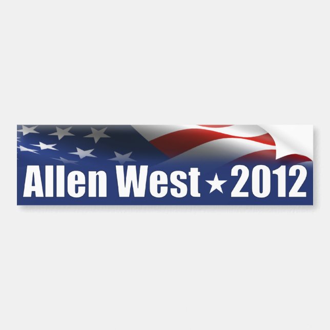 Allen West for President - 2012 Bumper Sticker (Front)