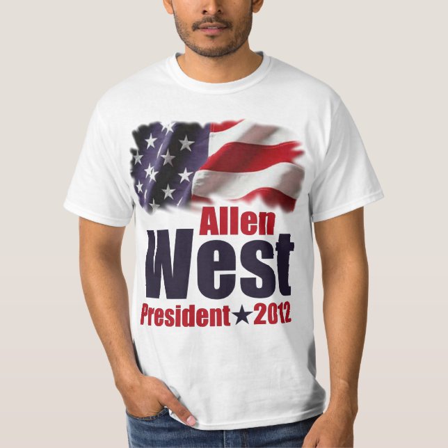Allen West for President 2012 T-Shirt (Front)