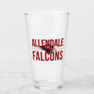 Allendale Falcons #2 Glass
