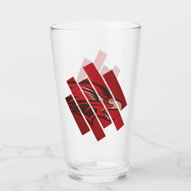 Allendale Falcons #4 Glass (Front)