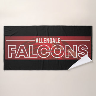Allendale Falcons #6 Bath Towel