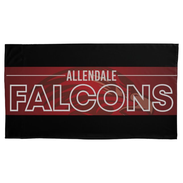 Allendale Falcons #6 Pillowcase (Front)