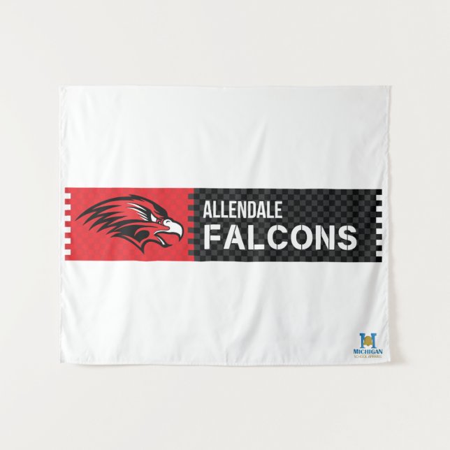 Allendale Falcons Tapestry (Front (Horizontal))