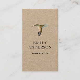 Allen's Hummingbird Business Card