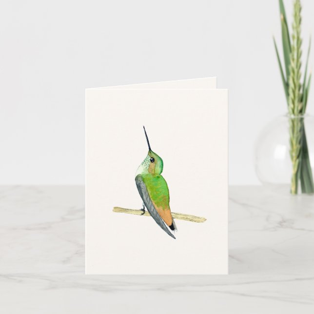 Allen's Hummingbird Card (Front)