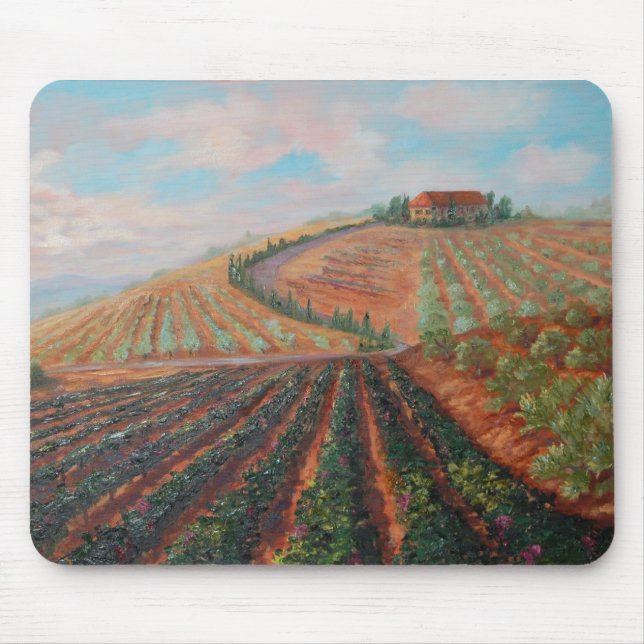Allen's Tuscan Vineyard Mouse Mat (Front)
