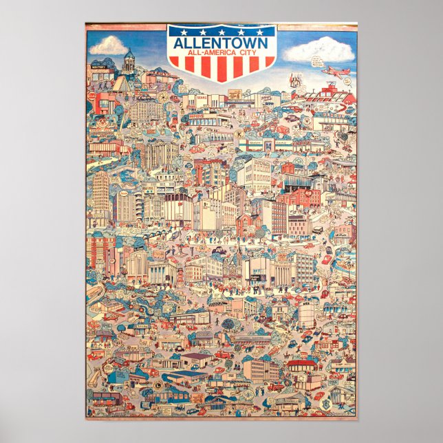 Allentown All-American City 1976 Poster (Front)
