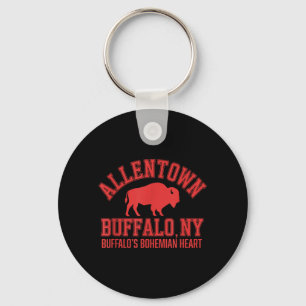 Allentown Buffalo NY Neighbourhood Collegiate Key Ring