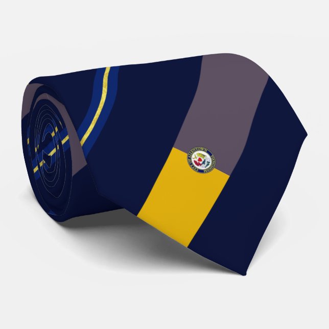 Allentown (Pennsylvania) city flag Neck Tie (Rolled)