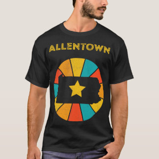 Allentown Pennsylvania Vintage Distressed Souvenir T-Shirt