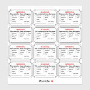 Allergen Food Labels
