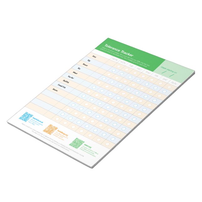 Allergen Intro Tracker US Notepad (Angled)