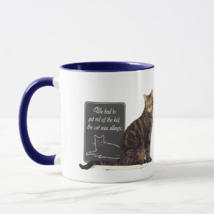 Allergic Cat Humorous Mug