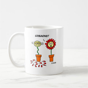 Allergic Flower Gardener Funny Allergies Coffee Mug