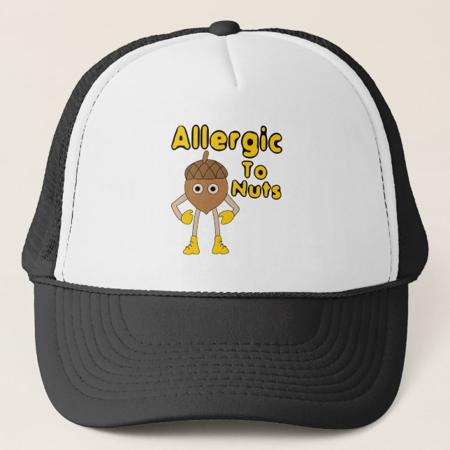 Allergic to Nuts Trucker Hat (Front)