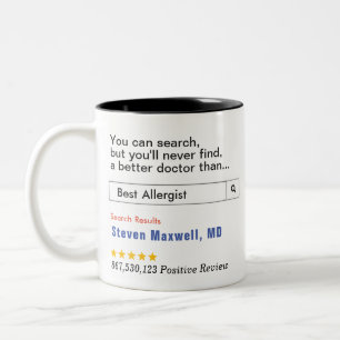 Allergist Custom Gift Two-Tone Coffee Mug