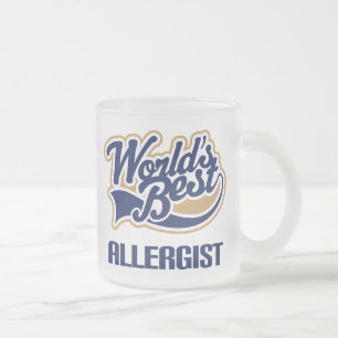Allergist Gift Frosted Glass Coffee Mug