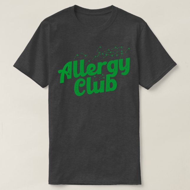 Allergy Club T-Shirt (Design Front)
