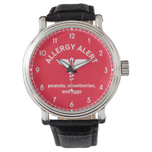 Allergy Medical Alert Watch