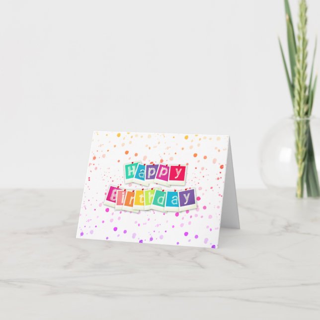 Alles Gute zum Geburtstag Card (Front)