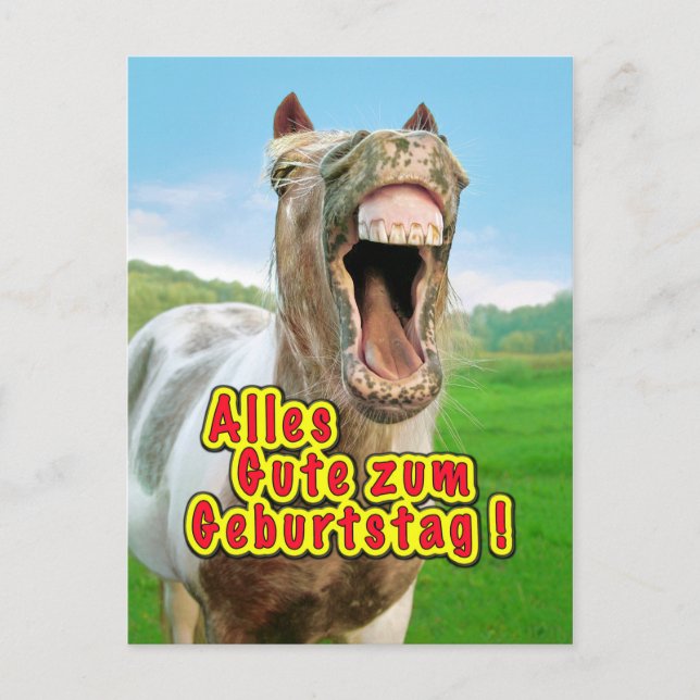 Alles Gute zum Geburtstag Postcard (Front)