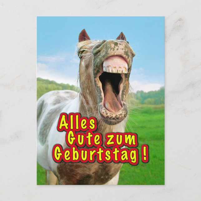 Alles Gute zum Geburtstag Postcard (Front)