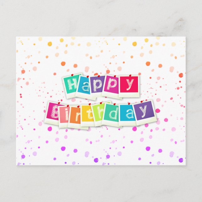 Alles Gute zum Geburtstag Postcard (Front)