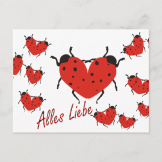 Alles Liebe Postcard