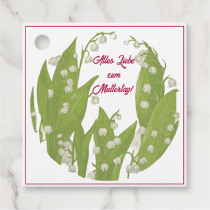 Alles Liebe zum Muttertag Maiglöckchen    Favour Tags