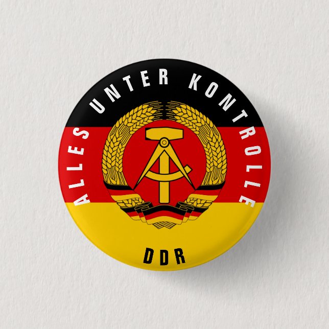 ALLES UNTER KONTROLLE 3 CM ROUND BADGE (Front)