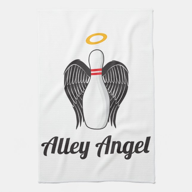 Alley Angel Bowling Towel (Vertical)
