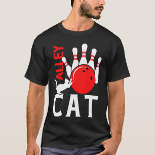 Alley Cat Bowler Bowling T-Shirt