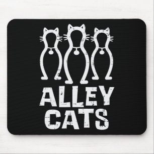 Alley Cats Bowling Team Fun Humour Bowler Player W Mouse Mat