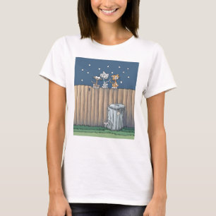 Alley Cats on a fence T-Shirt