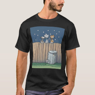 Alley Cats on a fence T-Shirt