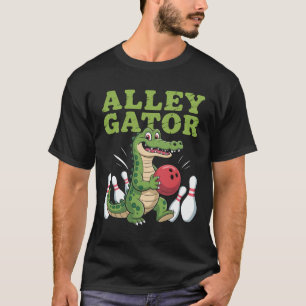 Alley Gator Bowling Bowler T-Shirt
