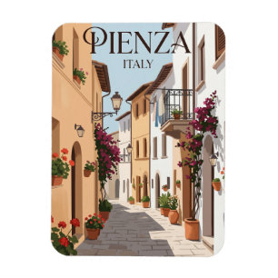 Alley in Pienza Italy Magnet