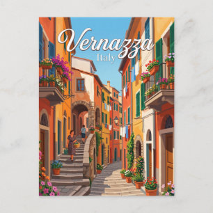 Alley in Vernazza Italy Postcard