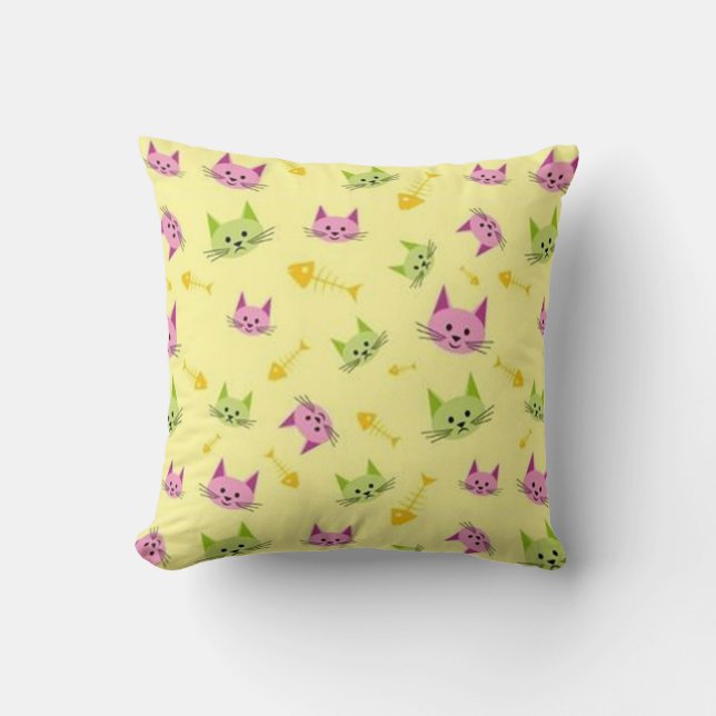 Alley Kitty Cushion (Front)