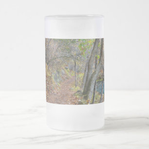 Alley Mill Autumn Walk Frosted Glass Beer Mug